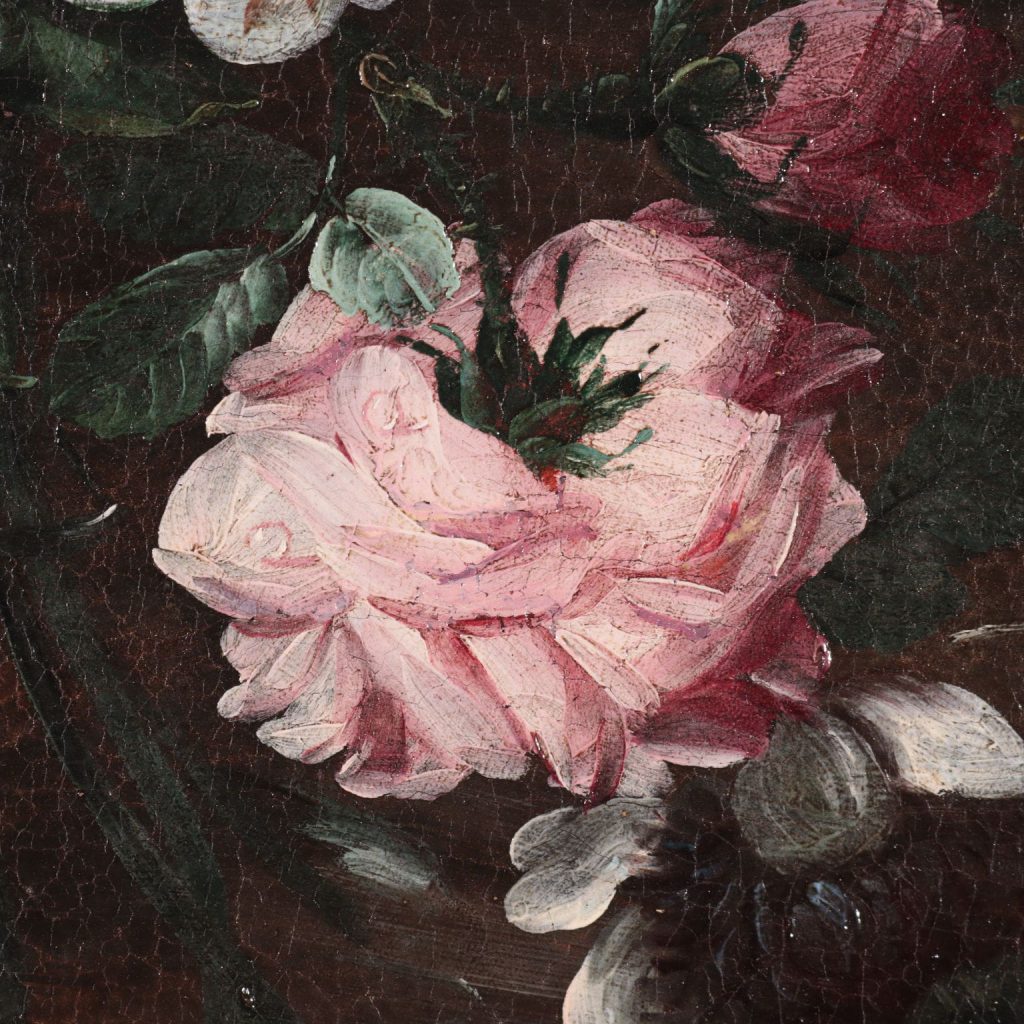 fiore rosa dipinto