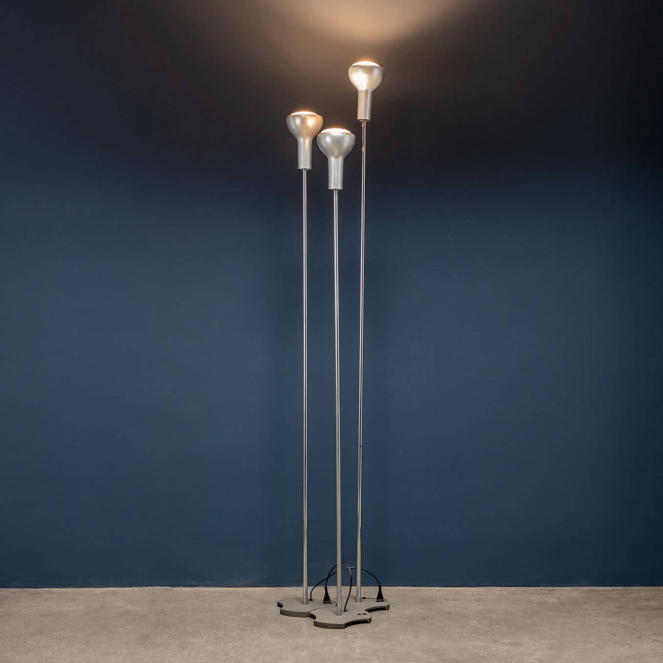 Tre Lampade da terra ‘1073’, Gino Sarfatti per Arteluce