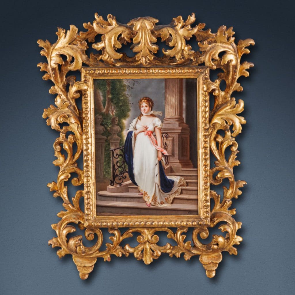 Tavoletta Porcellana Regina Luisa di Prussia, Berlino, Ultimo Quarto XIX secolo