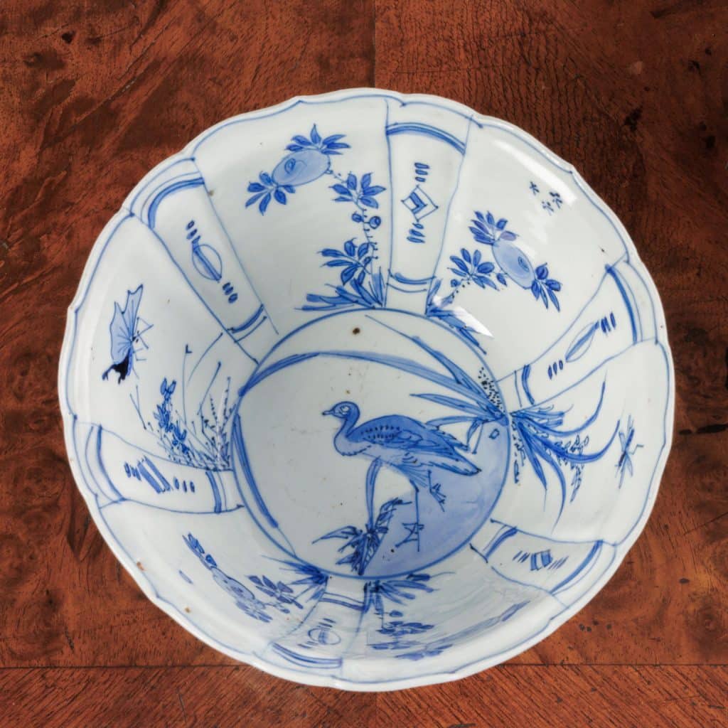 Ciotola in porcellana di Kraak, Cina epoca Ming, periodo Wanli - immagine 2