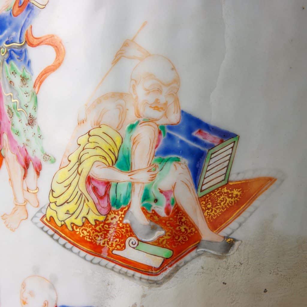 Vaso in porcellana, Cina, periodo Yongzheng - immagine 8