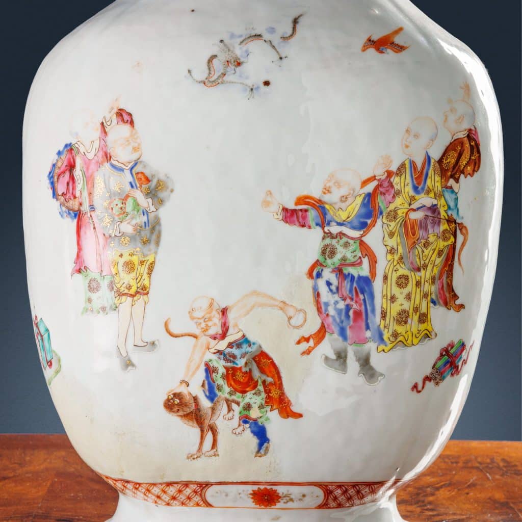 Vaso in porcellana, Cina, periodo Yongzheng - immagine 9