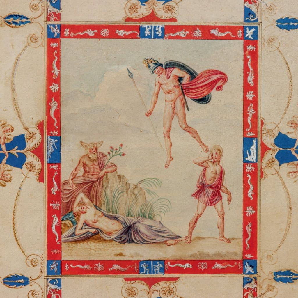 Disegno, Volta della Sala delle Aquile, Domus Aurea Vincenzo Brenna - immagine 2