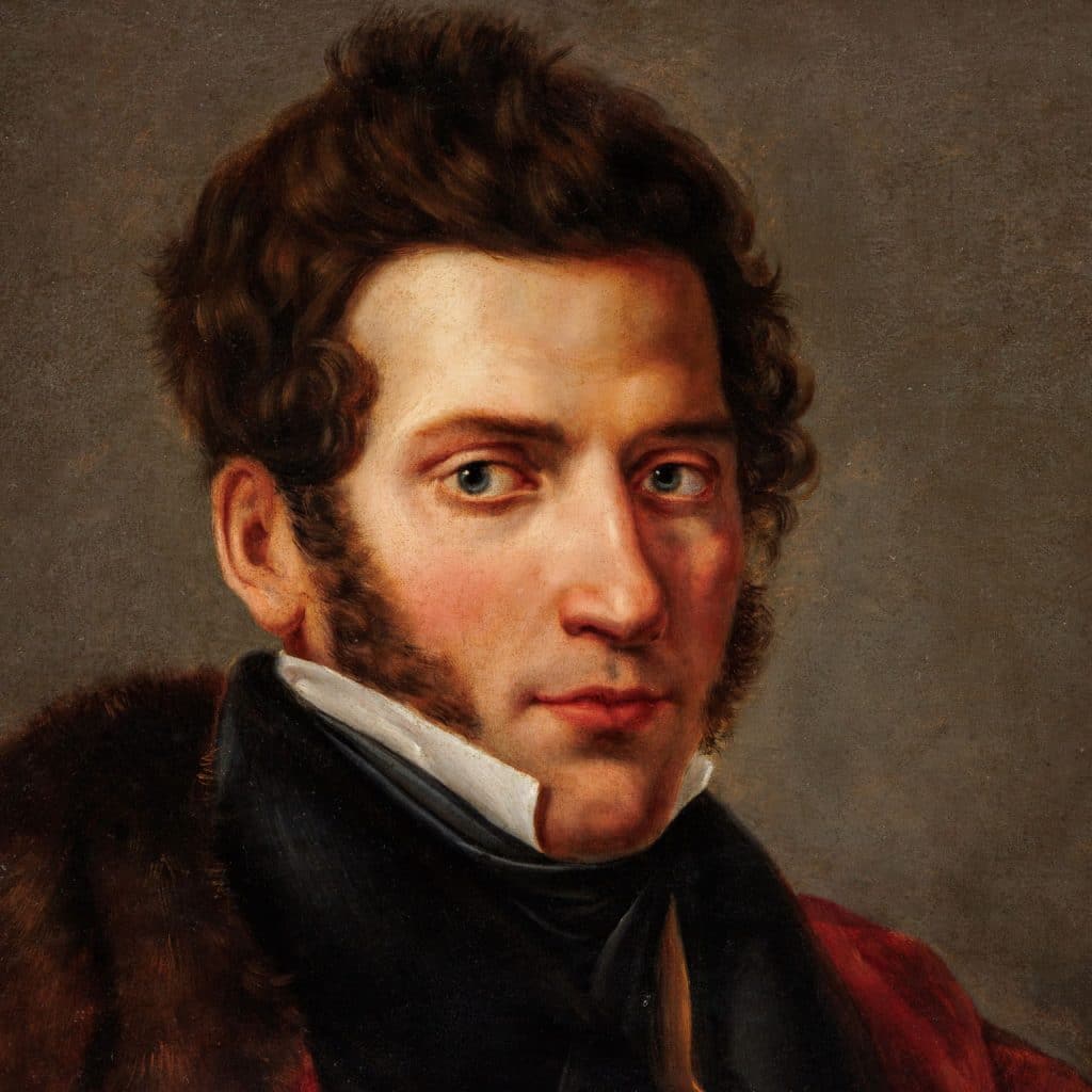 Ritratto del giovane Donizetti, attribuito a Francesco Coghetti - immagine 2