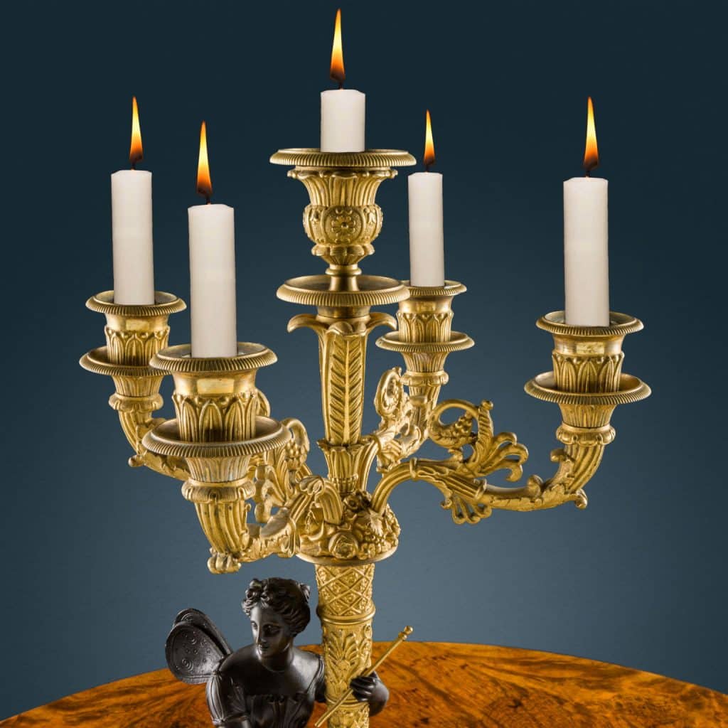 Coppia di candelabri, Parigi secondo quarto del XIX secolo - immagine 12