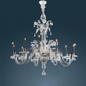 Lampadario Murano “a Colonna”. Venezia, fine XVIII secolo.