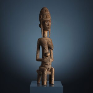 Maternità “Joomoni” o “Gwandusu” in legno, Arte Bamana (Mali)