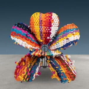 Poltrona ‘Fiore Bulat’ Multicolore Anacleto Spazzapan