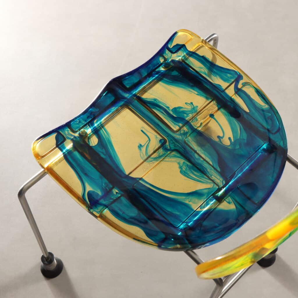 Dettaglio seduta '543 Broadway' di Gaetano Pesce per Bernini