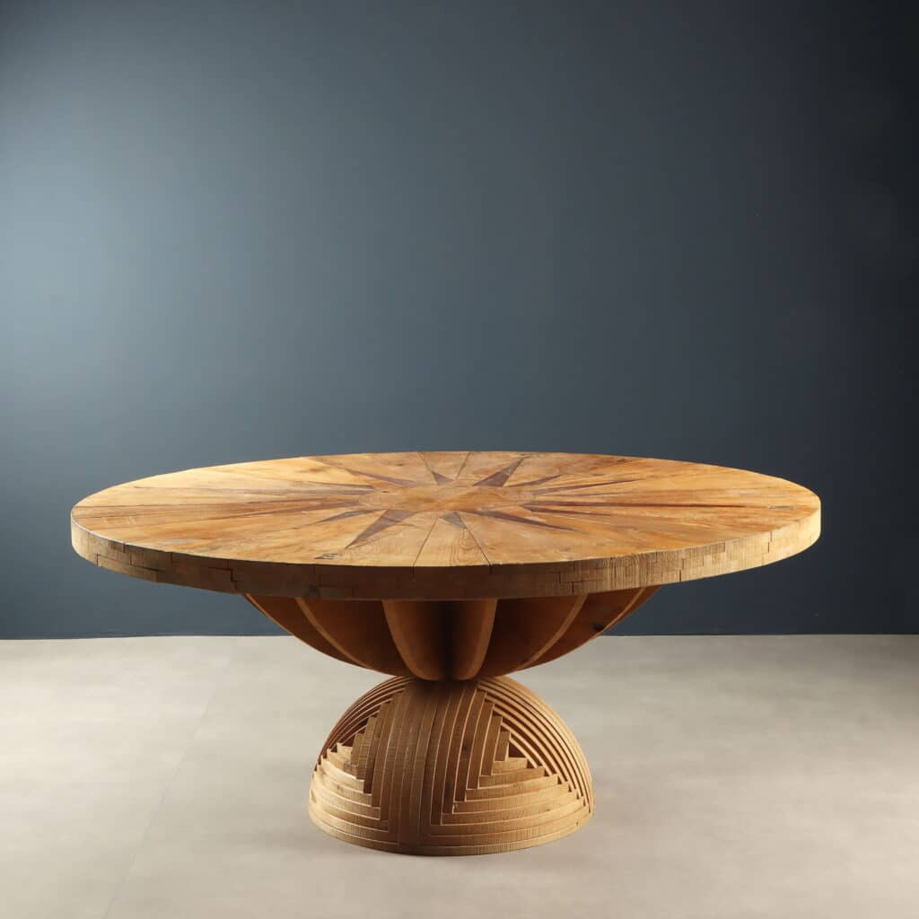 Tavolo La Rosa dei Venti Mario Ceroli