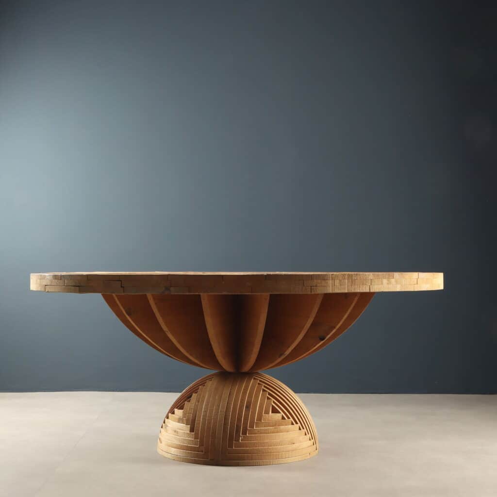 Tavolo La Rosa dei Venti Mario Ceroli