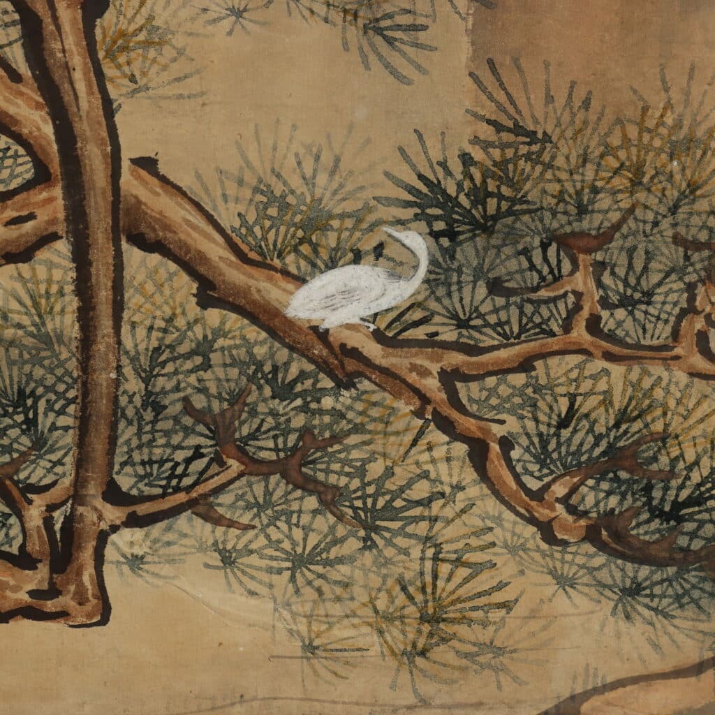 Artigiano cinese Coppia di carte da parati Cina, primo quarto del XIX secolo