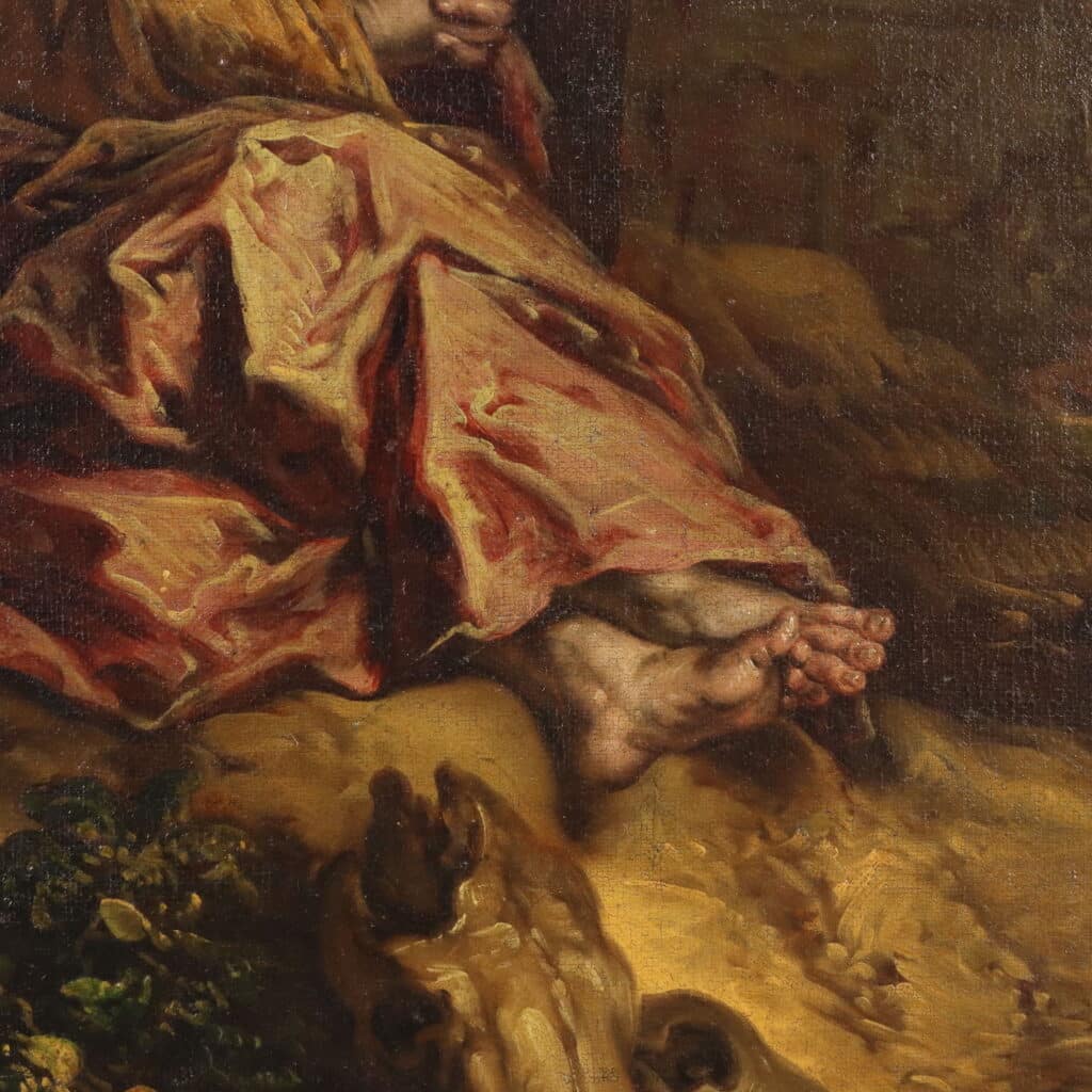 Dipinto antico, olio su tela