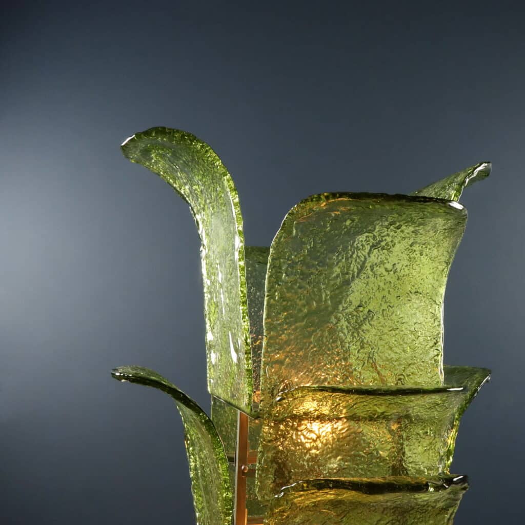 Particolare Lampada 'LT. 320 Cactus' di Carlo Nason per Mazzega