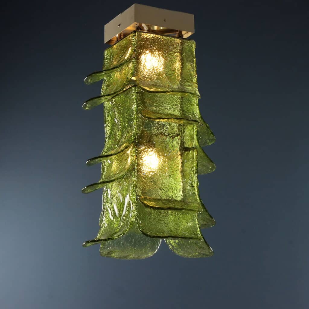 Lampada anni '70 di Carlo Nason per Mazzega