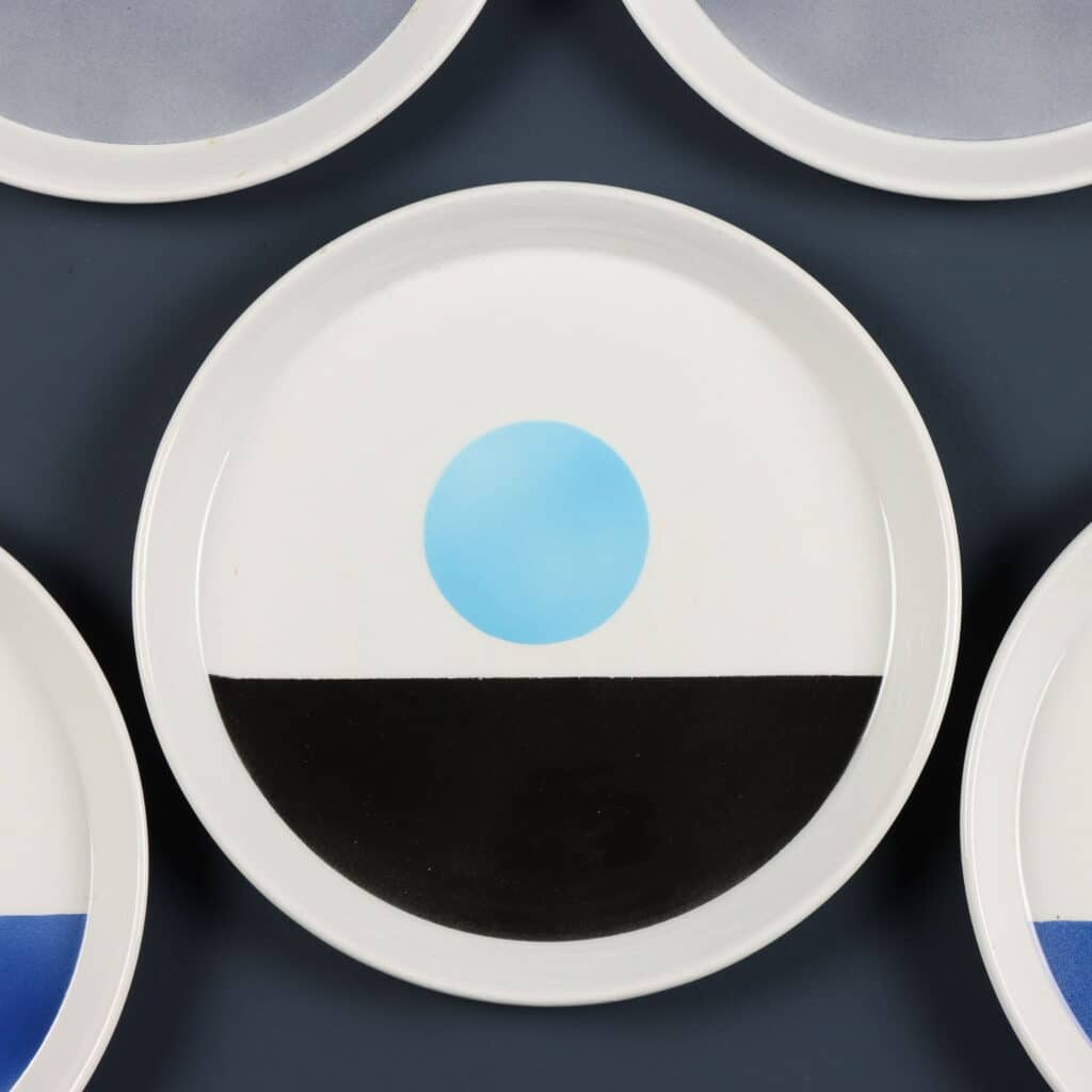 Dettaglio piatto 'Fantasia Italiana' by Gio Ponti