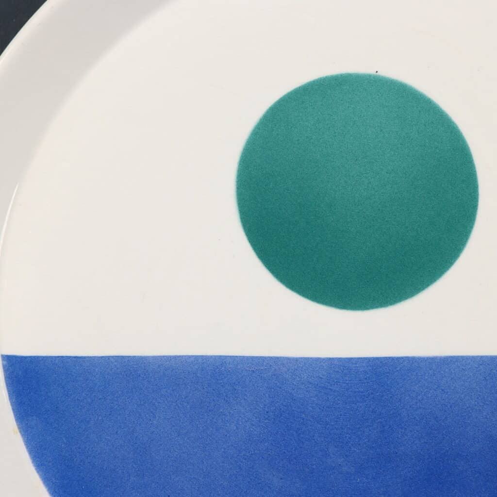 Dettaglio piatto Gio Ponti 'Fantasia Italiana'