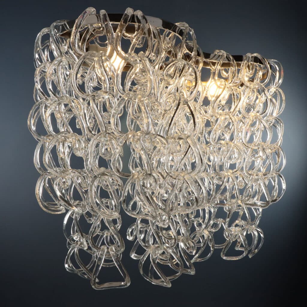 Lampada serie 'Giogali' di Angelo Mangiarotti per Vistosi